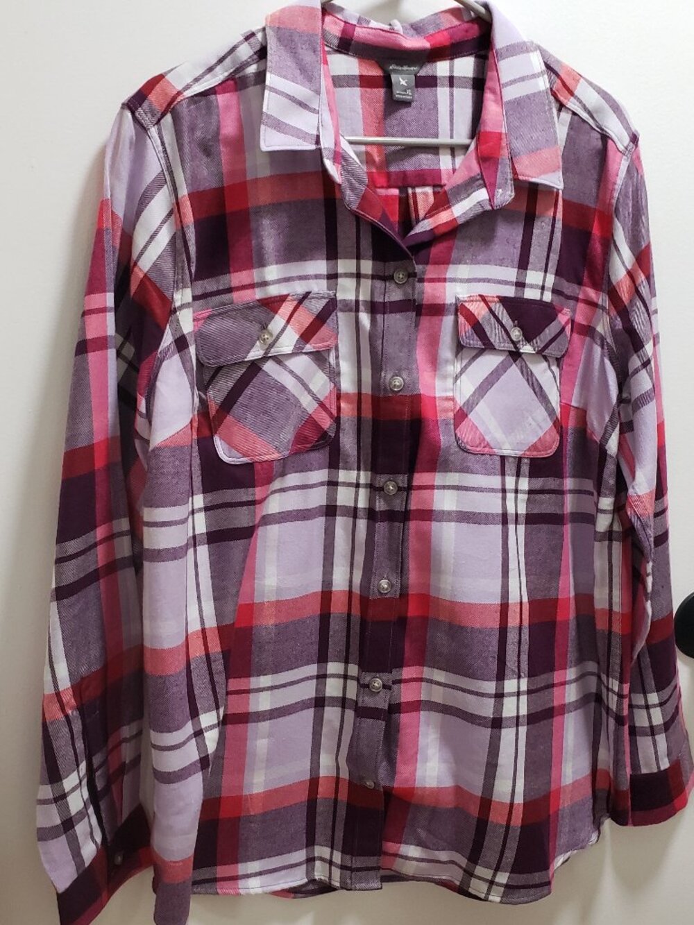 Eddie Bauer Womens Boyfriend Shirt